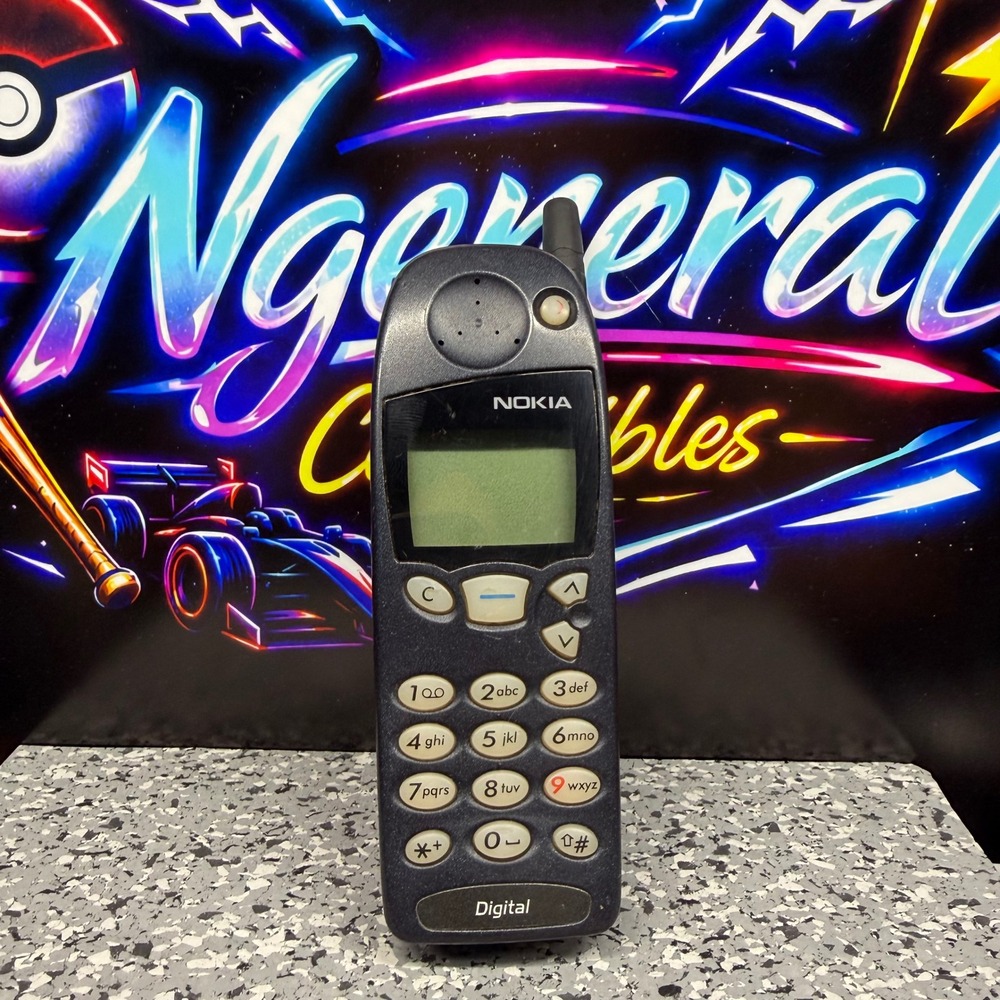 Vintage Nokia 5120 Digital Cell Phone Black Model NSC-1NX Retro 90s UNTESTED
